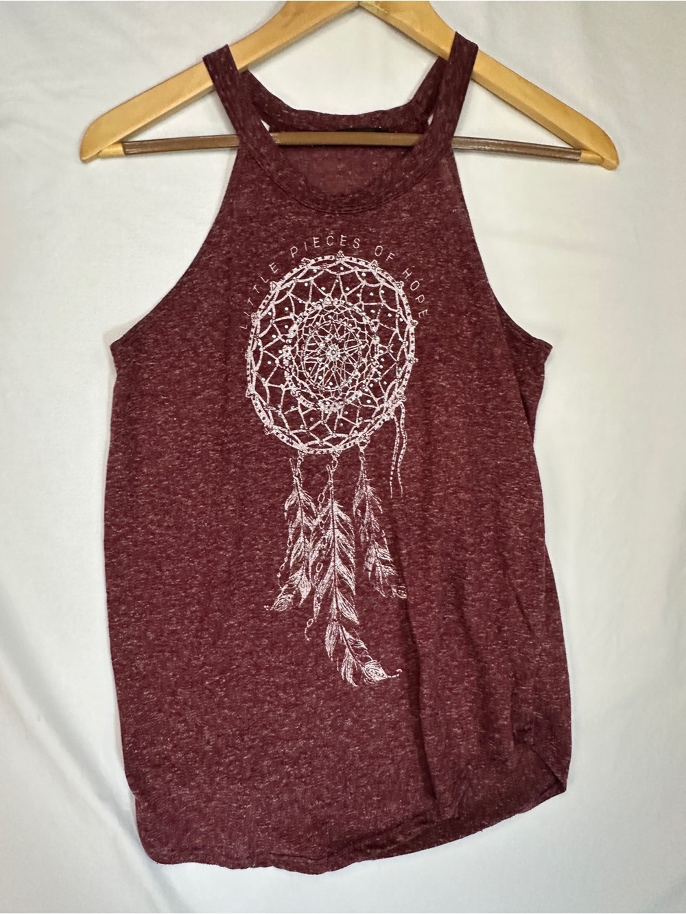 Women’s Maroon Dreamcatcher Graphic Tank